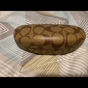 Coach eyeglasses case